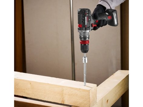 Set trapano avvitatore ricaricabile, 80 Nm