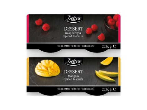 Dessert al lampone o al mango