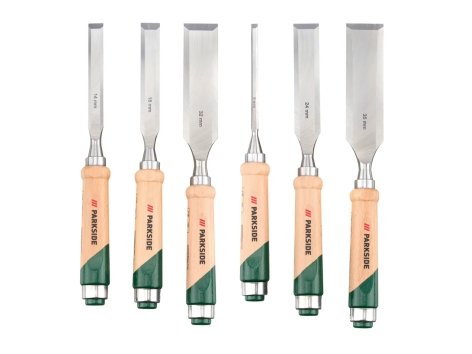 Set scalpelli per legno, 6 pezzi