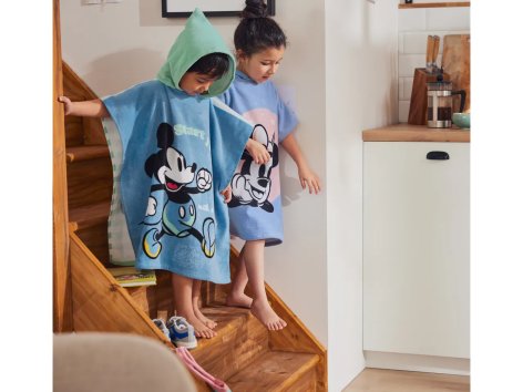 Poncho da bagno per bambini “Minnie Mouse, Mickey Mouse, Peanuts, Stitch”