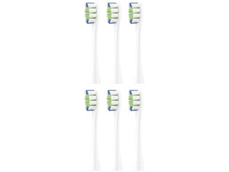 Testine di ricambio per spazzolino elettrico, 6 pezzi