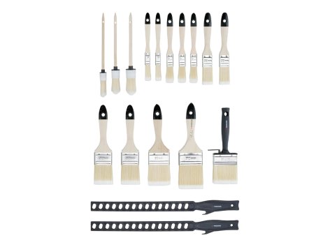 Set pennelli, 17 pezzi