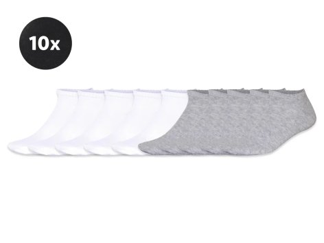 Calzini da uomo con cotone biologico, 10 paia