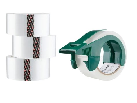 Nastro da pacchi, 4 pezzi o set dispenser