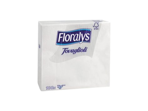 Tovaglioli bianchi 2 veli