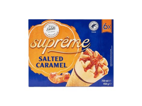 Cono al caramello salato