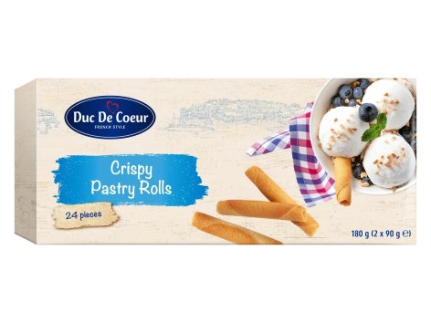 Cialde arrotolate croccanti