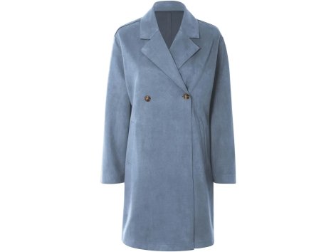 Cappotto effetto scamosciato da donna