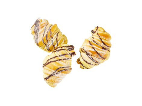 Brioche croissant con ripieno al cacao