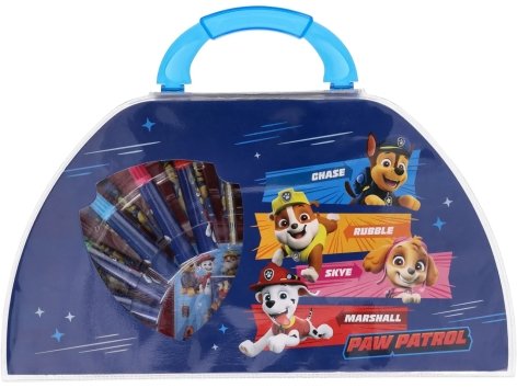 Valigetta per colorare per bambini, 51 pezzi "Frozen, Paw Patrol, Spiderman, Stitch, Super Mario"