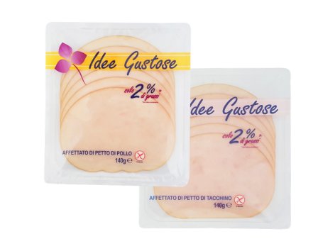 Affettato di petto di pollo o tacchino senza glutine