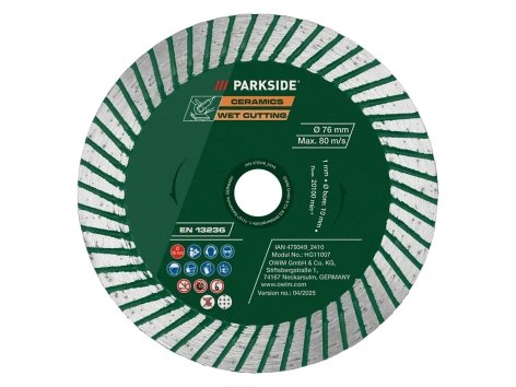 Mole per smerigliatrice angolare ø 76 mm