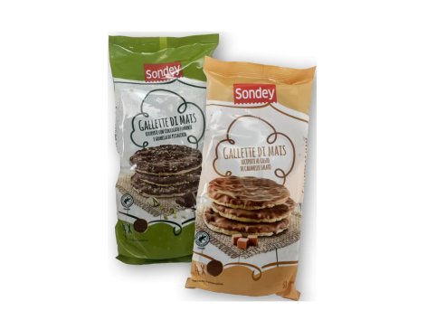 Gallette di mais ricoperte