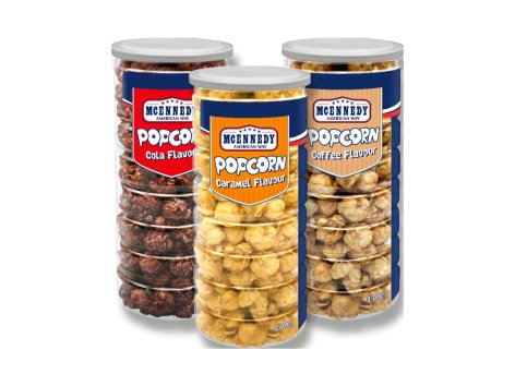 Popcorn in diversi gusti