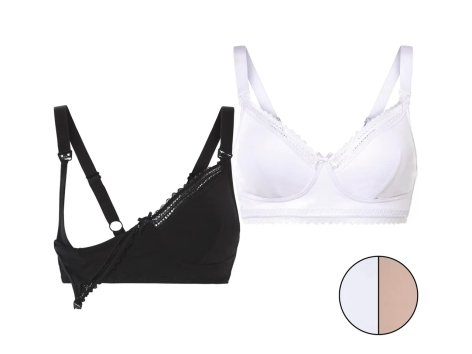 Reggiseno per allattamento, 2 pezzi