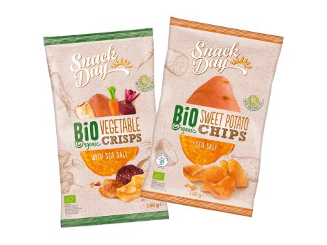 Chips di verdure Bio o Chips di patate dolci Bio