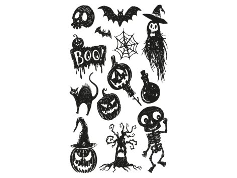 Set adesivi per Halloween