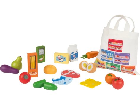 Set colazione, borsa della spesa o cestino da picnic in legno