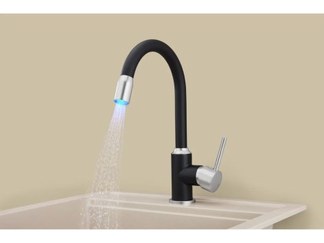 Miscelatore da cucina con LED