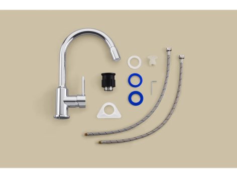 Miscelatore da cucina con LED