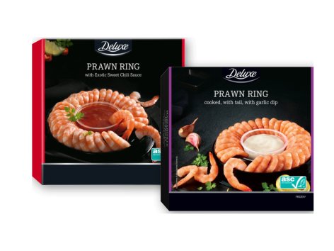 Mazzancolle tropicali con salsa