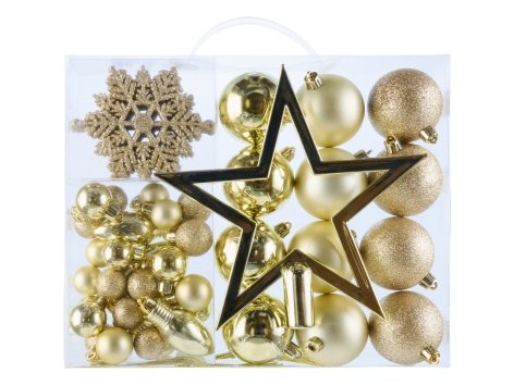 Decorazione per albero di Natale, 51 pezzi