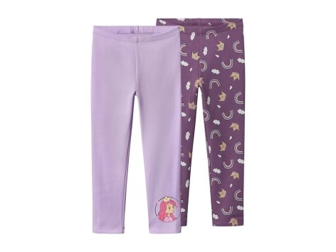 Leggings termici da bambina, 2 pezzi