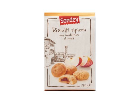 Biscotti ripieni con confettura di mela