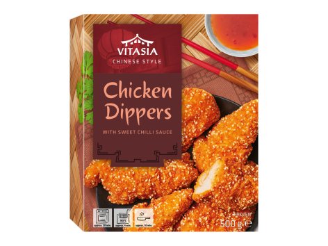 Bocconcini di pollo impanati con semi di sesamo