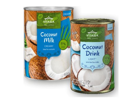 Latte di cocco classico o light