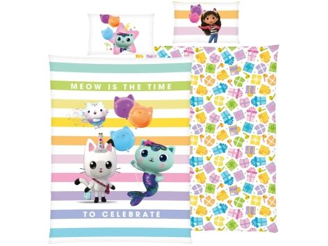 Parure copripiumino per bambini “gabby´s dollhouse”