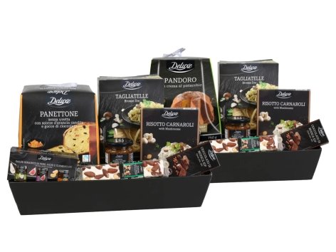 Cesto Natalizio con Panettone o con Pandoro