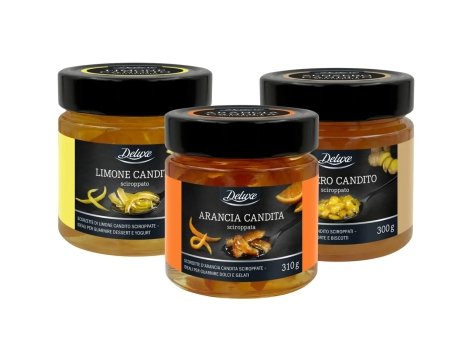 Scorze di Frutta Candita Sciroppata