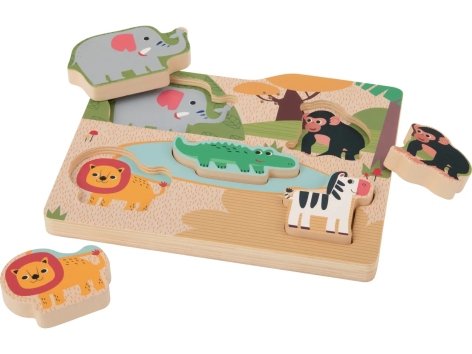 Puzzle in legno con suono