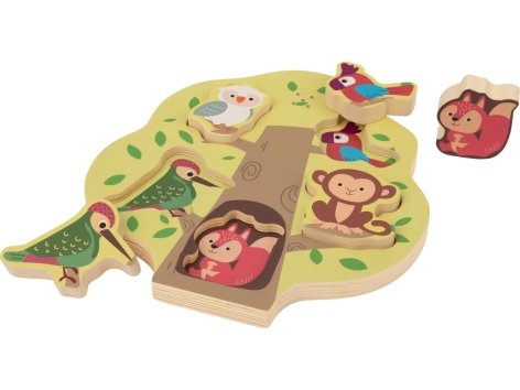 Puzzle in legno con suono