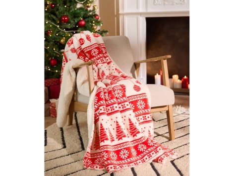 Plaid natalizio 140x180 cm