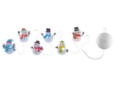 Adesivi natalizi LED per finestre