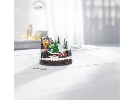 Paesaggio natalizio a LED