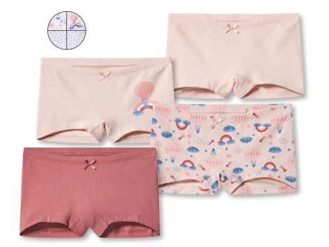 Culottes da bambina, 4 pezzi