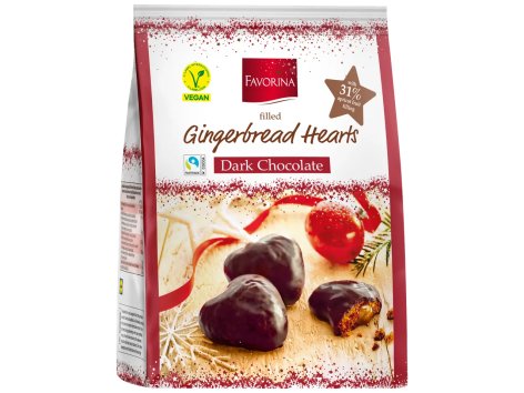 Cuori di pan speziato con ripieno al gusto di frutta