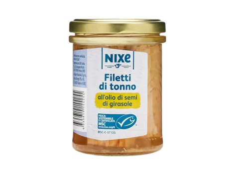 Filetti di tonno all'olio di semi di girasole