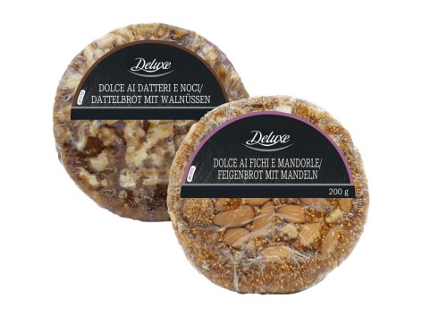 Specialità di fichi con mandorle o di datteri con noci