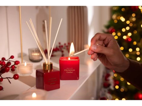 Set candela profumata e profumo per ambienti