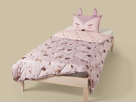 Set coperta con cuscino per bambini