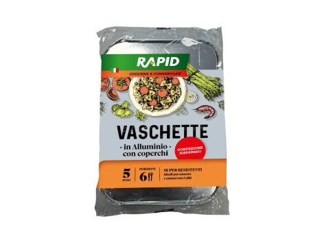 Vaschette 6 porzioni con coperchio