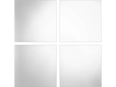 Set piastrelle a specchio, 4 o 6 pezzi