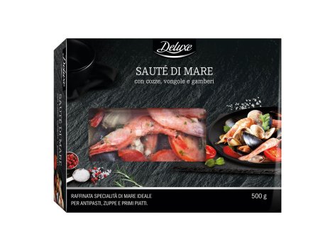 Sautè di mare cozze, vongole e gamberi