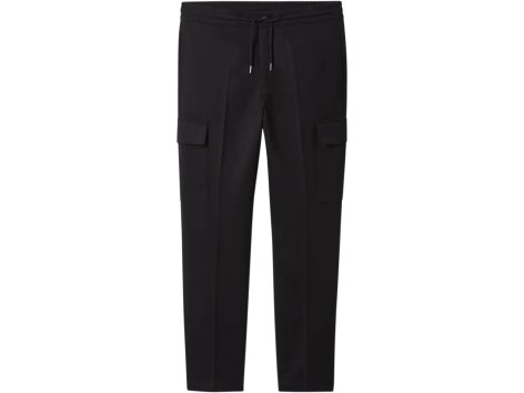 Pantaloni cargo in flanella da uomo