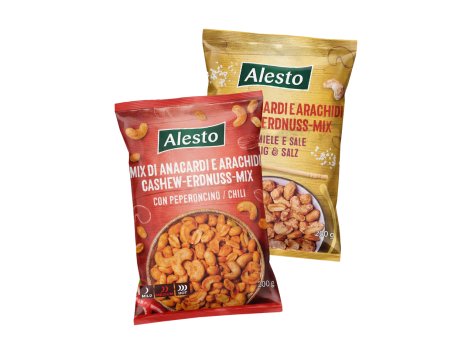 Mix di anacardi e arachidi