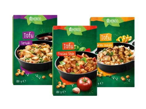 Tofu in diverse preparazioni